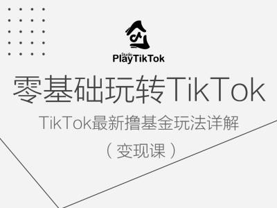 零基础玩转TiKToK变现课，TikTok最新撸基金玩法详解壹加壹聊项目站壹加壹聊项目
