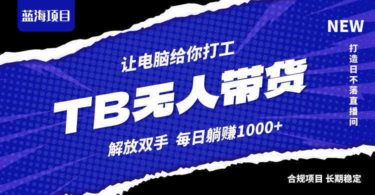 淘宝无人直播最新玩法，不违规不封号，轻松月入3W+壹加壹聊项目站壹加壹聊项目