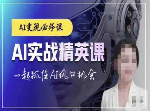 AI实战精英课，chatgptAI实战教程，一起抓住AI风口的机会壹加壹聊项目站壹加壹聊项目