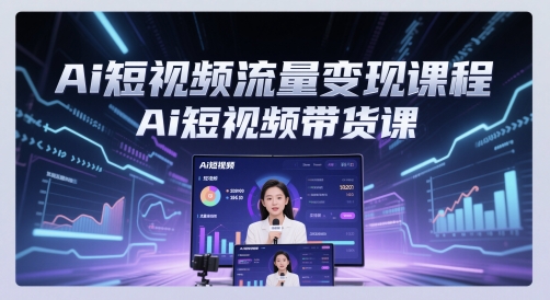 Ai短视频流量变现课程，Ai短视频带货课壹加壹聊项目站壹加壹聊项目