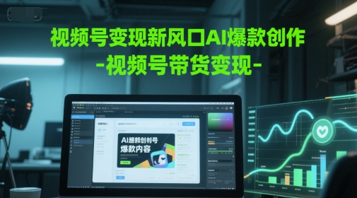 视频号变现新风口AI爆款创作-视频号带货变现壹加壹聊项目站壹加壹聊项目