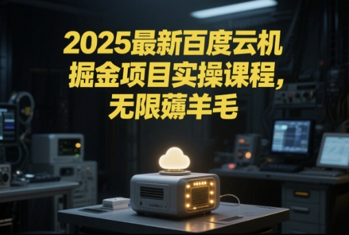 2025最新百度云机掘金项目实操课程单窗口保底5-10元月收益单窗口150+【揭秘】壹加壹聊项目站壹加壹聊项目