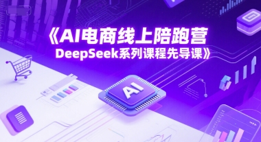 AI电商线上陪跑营，DeepSeek系列课程先导课壹加壹聊项目站壹加壹聊项目