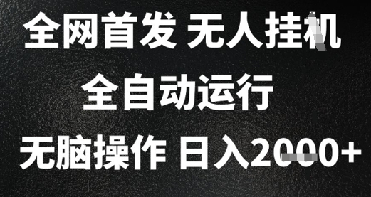 2025首发无人挂G项目，日入2k+，全自动运行，无脑操作，长期稳定 小白可玩【揭秘】壹加壹聊项目站壹加壹聊项目
