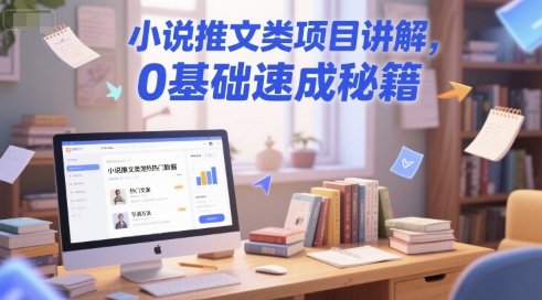 小说推文类项目讲解，0 基础速成秘籍壹加壹聊项目站壹加壹聊项目