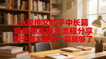 小说推文知乎中长篇爆单实操全流程分享，知乎推文看这一篇就够了壹加壹聊项目站壹加壹聊项目