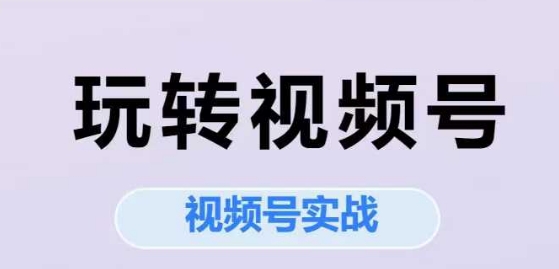 玩转视频号，视频号实战系列课壹加壹聊项目站壹加壹聊项目