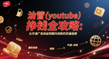 油管(youtube)挣钱全攻略：从开通广告收益到国内收款的实操指南壹加壹聊项目站壹加壹聊项目