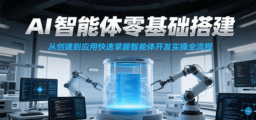AI智能体零基础搭建实操课，从创建到应用快速掌握智能体开发全流程！壹加壹聊项目站壹加壹聊项目