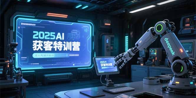 2025AI获客特训营，AI图文视频全制作，deepseek工具实操教学壹加壹聊项目站壹加壹聊项目