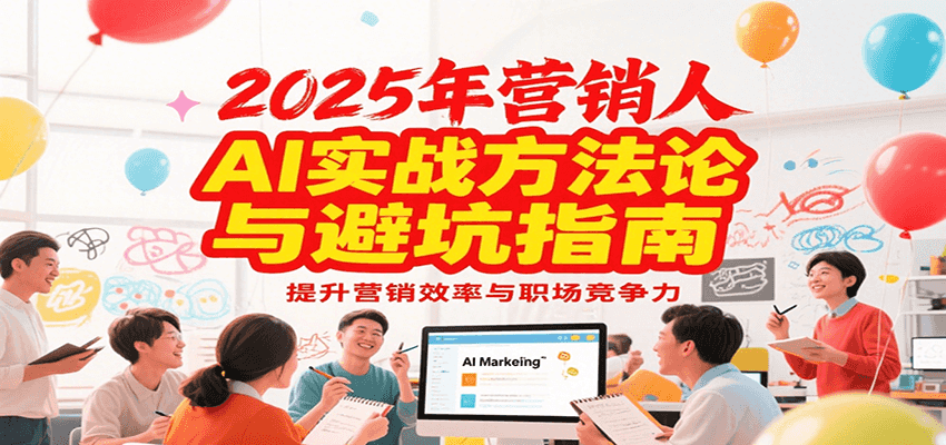 2025年营销实战方法论与避坑指南，利用AI提升营销效率与职场竞争力壹加壹聊项目站壹加壹聊项目