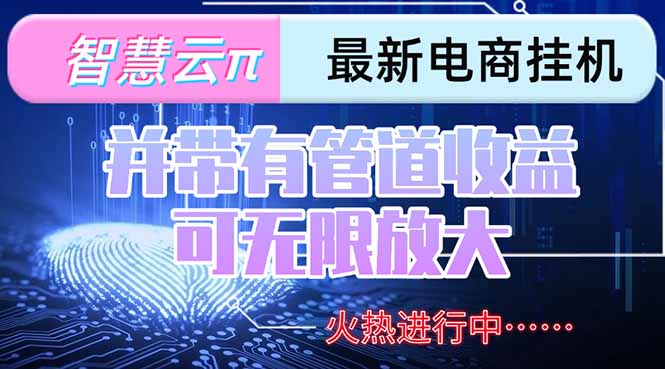 智慧云π电脑挂机单机每天收益300—500+ 并带有团队管道收益 可无限放大壹加壹聊项目站壹加壹聊项目