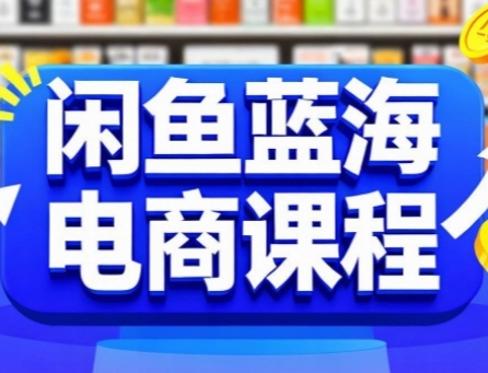 闲鱼蓝海电商课程，手把手助你快速上手，轻松实现闲鱼稳定盈利壹加壹聊项目站壹加壹聊项目