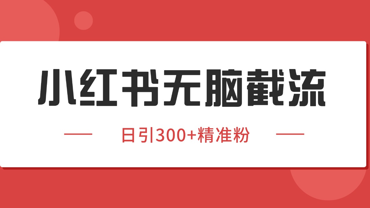 小红书截流同行客源，独家野路子获客玩法 日引200+暴力获客壹加壹聊项目站壹加壹聊项目