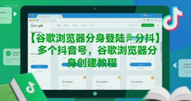 谷歌浏览器分身登陆多个抖音号，谷歌浏览器分身创建教程壹加壹聊项目站壹加壹聊项目