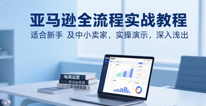 亚马逊全流程实战教程，适合新手及中小卖家，实操演示，深入浅出壹加壹聊项目站壹加壹聊项目